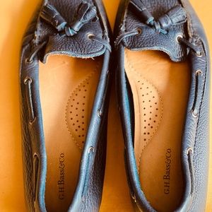 Bass & Co leather flats